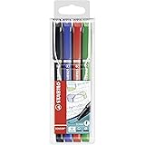 Stabilo sensor línea fina - VARIOS COLOR - Surtido, Pack of 4