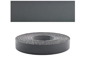 Mprofi MT® 20m Rotolo-Bordi Melaminici-Bordino in Melaminico con Adesivo Termofusibile-Bordo per Mensole e Pannelli per Mobili-Per Bordo di un Pannello MDF-Bordatura da Applicare-Antracite 22mm