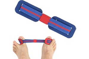 PEOVLVN Toe Stretcher Bunion Corrector for Women Big Toe Yoga Toes Toe Separators Toe Bands for Correct Alignment & Ease Discomfort (Blue)
