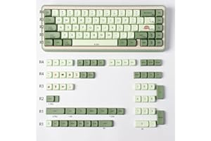 SUMGSN Matcha Green Keycaps 124 tasti XDA Profile Dye Sub PBT Keycaps Set adatto per 60% 65% 95% Cherry Mx Switch tastiere meccaniche
