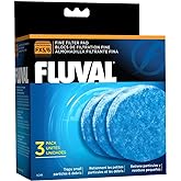Fluval İnce filtre k&ouml;p&uuml;k kartuşu, Fluval dış filtre FX4, FX5 ve FX6 i&ccedil;in, 3'l&uuml; paket