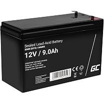 Accumulateur Gel Plomb 10Ah Batterie AGM 12V 10Ah GreenCell - Gel Plomb - UPS Alarme Secours Batterie 10Ah Sans Entretien