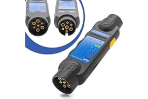 ‎ADAPTER UNIVERSE KFZ DIN Prüfgerät Anhänger Licht Beleuchtung Tester 7 Polig Trailer Prüfer