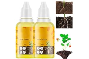LOMEYA 50ml Plant Rooting Stimulator Liquid - Boost Growth, Enhance Nutrients - Universal Supplement for Plants - Powder for Cuttings - Includes 2 PCS