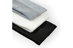 CROMPI Bandeau Cheveux Femme, Homme, Fille Ou Enfant, Elastique Cheveux Sport Avec Fitness Materiel Antidérapant. Bandeau Maquillage, Accessoires Cheveux. Résistant Et Respirant. 3pcs