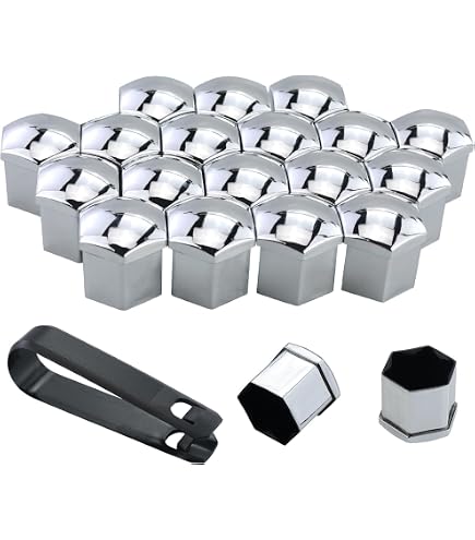 20Pcs 17/19/21mm Caps for Bolts Wheel Bolts Plugs Caps Anti