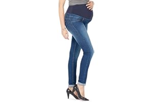 MAMAJEANS Milano - Jeans Premaman Donna Basic, Super Elasticizzato e Comodo, Pantaloni Skinny, Abbigliamento per Ogni Fase della Gravidanza
