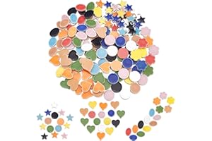 PH PANDAHALL PandaHall Carreaux de Mosaïque en Céramique pour l'artisanat, 260g Cabochons en Porcelaine de Forme Mixte pour l'artisanat de Bricolage, Assiettes, Cadres, Pots de Fleurs, Bijoux Faits à la Main
