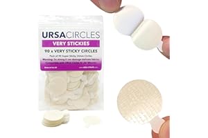 URSA STRAPS URSA Lot de 90 autocollants double face prédécoupés avec onglets détachables Pour accrocher des photos et affiches sans clous, vis ou colle Fabriqué au Royaume-Uni