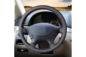 MEWANT Housse de volant pour Mercedes Benz W639 Viano 2006-2011 / Vito 2010-2015 / Volkswagen VW Crafter 2006-2016 / Housse pour volant Mercedes Benz W639 Viano