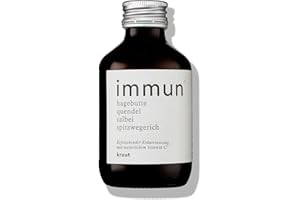 ‎KRUUT Kruut – Immun Kräuterauszug bio 150ml – Elixier aus Wildkräutern Hagebutte, Salbei, Spitzwegerich, Thymian mit natürlichem Vitamin C – Oxymel Tinktur Kräuterdrink Sirup Kur aus heimischen Superfoods*