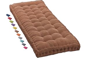 ILIEMAO Cuscino per Panca da Esterno 80x40 120 x 40 da Giardino 180 90x45 120 x 50 100x40 110x40 100 x 50, Cuscino Panca Esterno 120x45 Interno 45x45, Cuscini per Sedie Cucina Divano 40x40(Coffee 1N,60x35cm 2