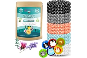‎OLLEENO Olleeno® Mückenschutz Armband - Effektiver Schutz vor Mücken für Outdoor, Camping & Urlaub - Wiederverwendbare Anti-Moskito Spiral-Armbänder für Kinder & Erwachsene (15 Stück + 6 Aufkleber)