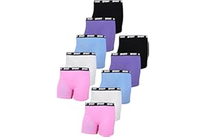 TupTam Mädchen Boxershorts aus Baumwolle – 10er Pack – Bequeme Unterwäsche für Schule, Sport und Alltag