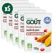Ratatouille Au Quinoa GOOD GOÛT - Purée Bébé Dès 6 Mois - Bio - 5x190g - Micro-Ondable