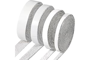 Beekeg Nastro sigillante per camino, per camino e stufa, autoadesivo, per stufa, ignifugo, per stufa (10/15/20/25 mm x 3 mm) x 3 m (20 mm x 3 mm)