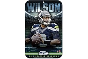 WinCraft NFL Seattle Seahawks "Russell Wilson" Schild