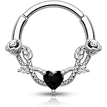 Diamday 10 stuks 6-12 mm 316L neusringen van staal septum piercing cartilage hoeps segment ring body piercing neus hoepel lip ring helix oorbellen voor vrouwen mannen, Roestvrij staal