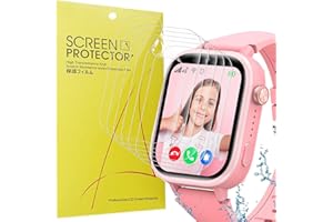 Blueshaweu Protector de pantalla compatible con SWGOTA 4G Niños Smartwatch T40, HD transparente flexible TPU Protector de pantalla [6 unidades] Compatible con SWGOTA T40 Smartwatch (transparente)