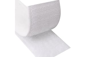 Blooven Rubans Adhésifs 5 Mètre 50 mm, Bande Agrippantes Adhésives, Bande Adhésives (50 mm x 5 m, Blanc)