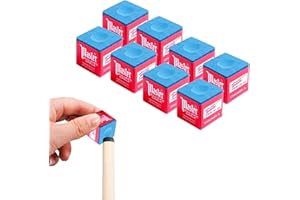 SOGHO 8 Stück Billard Kreide Zubehör,Billard Chalk,Billard Zubehör,Billiard Kreide,Billiard,Pool Queue Würfel,Billard Zubehör Kreide,Billiard Zubehoer,Billardkreide,Billard Kreide Für Amateure Und Profis