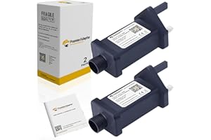 PREMIER ADAPTER Pack of 2 4.5V 6W LED Power Supply, String Lights Indoor-Outdoor Power Adapter for CZJUTAI JT-DC4.5V6W /4.5W /3.6W /1.35W -C-IP20 Christmas Lighting [U260] (2)