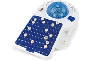 Chicos - Bingo Automat | Elektrisches Lotto mit 24 Spielkarten & 90 nummerierten Kugeln | Ab 3 Jahren (22302)