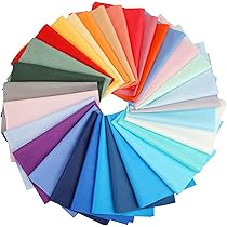 Patchwork stof, GuKKK 42 stuks 25 cm x 25 cm DIY katoenen stof patchwork vierkanten polykatoen bundel shabby, Fat Quarters katoenen stof met bloemenpatroon materiaal, voor naaien, handwerk