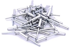 SINGULARITY SUPPLIES M6 (6mm x 18mm) Dome Blind Rivet - Aluminium (Pack of 40)