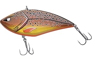 Berkley Zilla Lipless Pike Fishing Lure -Fast Sinking Jerkbait / Crankbait with with extreme Loud Rattle, Fusion 19 Treble Hooks - Lead Free