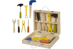 URBN-TOYS 8pc Wooden Mini Tool Box