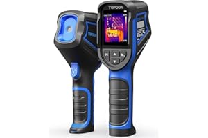 TOPDON Kamera termowizyjna TC004 Mini, rozdzielczość IR 240x240, 15 godzin autonomii, -20°C do 450°C, 25 Hz, automatyczne alarmy temperaturowe, do konserwacji domu, kontroli wycieków, HVAC