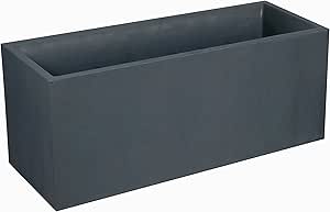 Lot De 2 Jardinières Muret Volcania Effet Pierre - 99,5 X 39,5 X 60 Cm 116 L 82623979