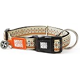 Max & Molly Urban Pets Original Serisi Akıllı K&uuml;nyeli K&ouml;pek Boyun Tasması (M, Etnik)