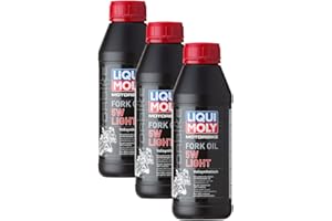 LIQUI-MOLY_BUNDLE 3x LIQUI MOLY 1523 Motorbike Fork Oil Motorrad Gabelöl 5W light 500ml