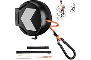 Diswoe Corde de remorquage de vélo pour Enfants de 2 m, Convient à Tous Les guidons, capacité de Charge de 264 kg, système de remorquage pour vélos d'enfants, vélos électriques, VTT pour Enfants