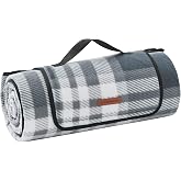 SONGMICS Piknik &Ouml;rt&uuml;s&uuml;, 200x200 cm, B&uuml;y&uuml;k, Kamp &Ouml;rt&uuml;s&uuml;, Park, Bah&ccedil;e, Plaj i&ccedil;in, Su Ge&ccedil;irmez, Makinede Yıkanabilir, Katlanabil