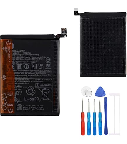 Vvuilsty BN5A - Batteria di ricambio per Xiaomi Poco M3 Pro 5G Redmi Note 11 4G Note 10 5G, batteria ricaricabile a 0 cicli compatibile con Xiaomi Poco M3 Pro 5G Redmi