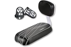 LIBRNTY Seggiolino Bici Posteriore per Bambini,poggiapiedi bicicletta posteriori,Bambini Sedile Posteriore Cuscino,Cuscino per Sedile Posteriore per Bicicletta di Montagna Sedile