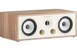 Triangle - Altoparlante Centrale Home Cinema BOREA BRC1-2 Vie - Potenza Massima 100W - Sensibilità 90 dB/W/m - Bass Reflex - 485 x 176 x 274 mm - Rovere Chiaro