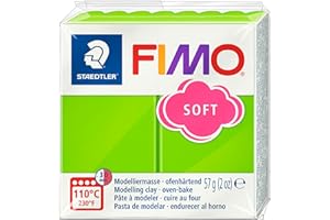 STAEDTLER FIMO 8020 - Pasta de modelar, color verde manzana, 56 gr