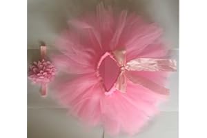 DTAILZ Newborn Baby Tutu Clothes Skirt Headdress Flower Photo Photography Prop Outfit (8)