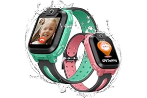 imoo Z1 Watch for Kids, Kids Smart Watch with GPS Tracker, Children Phone Watches, Video Call, School Mode, SOS, IPX8 Waterproof, Smart Watch for Kid with Sim & WiFi-Gifts for Boys Girls-Green
