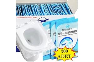 TİNEKE 200 Adet Tek Kullanımlık Klozet Örtüsü Klozet Poşeti Klozet Kapak Örtüsü Dispenseri