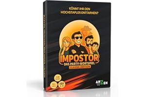 ANZEN IMPOSTOR - Das Party-Wortspiel - Classic-Edition | Imposter Kartenspiel | Könnt ihr den Hochstapler enttarnen? | Partyspiel-e | Gesellschaftsspiel-e für die Familie, Freunde & Erwachsene | Geschenk-e