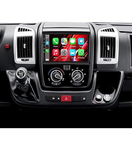 Autoradio Android 13 7" Pour Peugeot Boxer II/Citroën Jumper/Fiat Ducato - CarPlay Sans Fil, GPS, 2Go/64Go