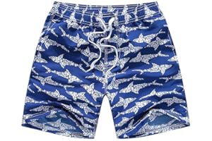 FedMois Pantaloncini da Spiaggia Bambino Ragazzo Costume da Bagno Asciugatura Rapida