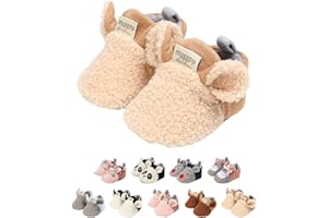 EDOTON Chaussures de Bébé Animaux, Unisexe Nouveau Née Mignonne Antidérapant Unique Hiver Bottes Premier Marcheurs des Chaussures