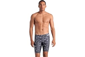 Arena Men's Performance Escape Swim Jammer Athletic Swimwear Professional Swimsuit Trunks