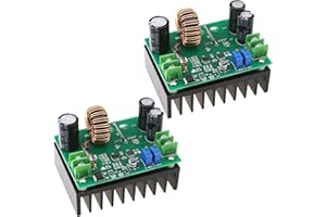 Create idea 2X 600W 15A 10V-60V À 10A 12V-80V DC-DC Boost Convertisseur Alimentation de Voiture élévateur Non-isolé Module de Renforcement, Noir et Vert